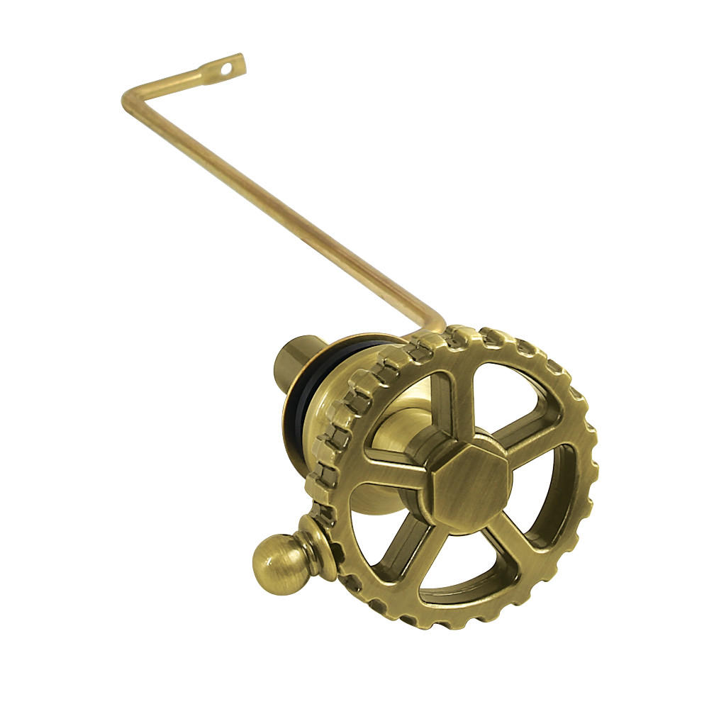 Fuller Side Mount Toilet Tank Lever - Antique Brass - Durable Metal Construction