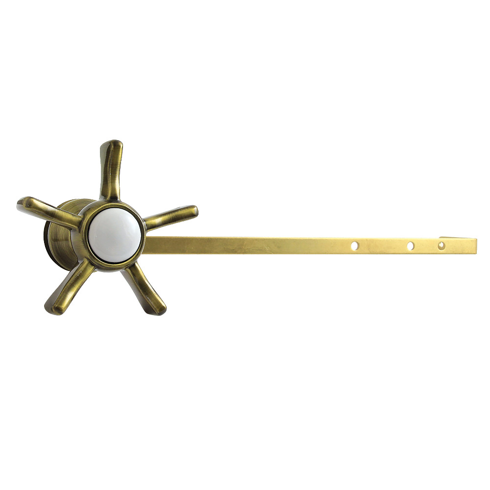 Hamilton Toilet Tank Lever - Antique Brass - 5-Spoke Design - Durable