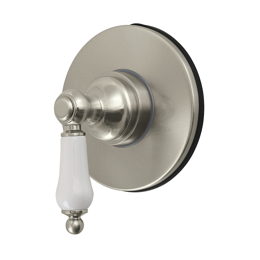 KS4038PL Restoration Single-Handle Six-Way Diverter Valve with Round Trim Kit - Brushed Nickel
