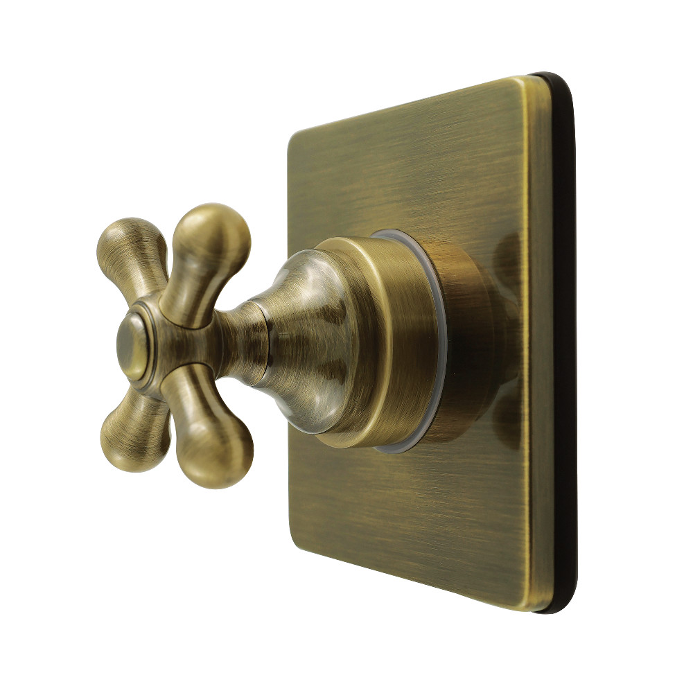 4.31in. Restoration Diverter Valve with Square Trim - Antique Brass - Durable Design