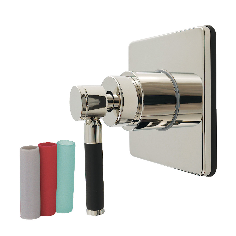 KS4046DKL Kaiser Single-Handle Six-Way Diverter Valve with Square Trim Kit - Polished Nickel