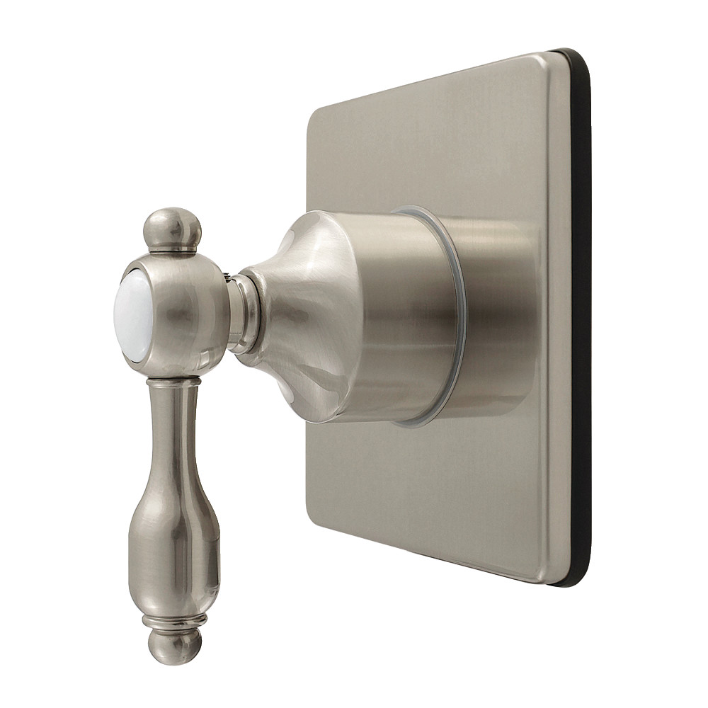 KS4048TAL Tudor Single-Handle Six-Way Diverter Valve with Square Trim Kit - Brushed Nickel
