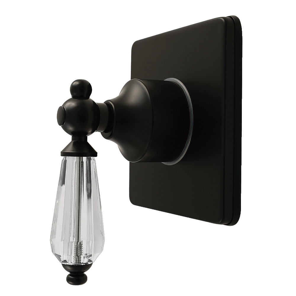 KS4040WLL Willshire Single-Handle Six-Way Diverter Valve with Square Trim Kit - Matte Black