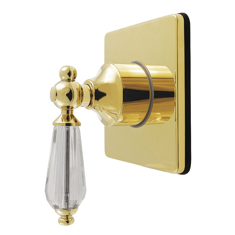KS4042WLL Willshire Single-Handle Six-Way Diverter Valve with Square Trim Kit - Polished Brass