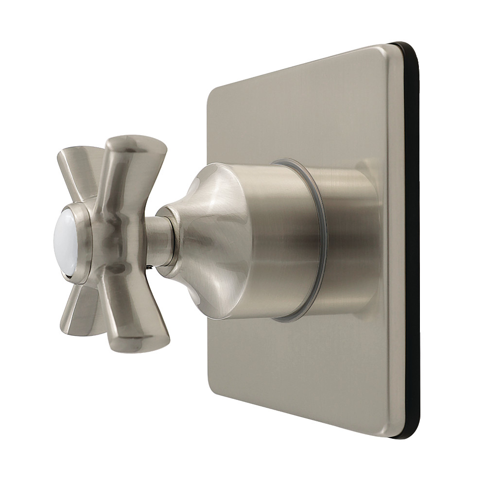 KS4048ZX Millennium Single-Handle Six-Way Diverter Valve with Square Trim Kit - Brushed Nickel