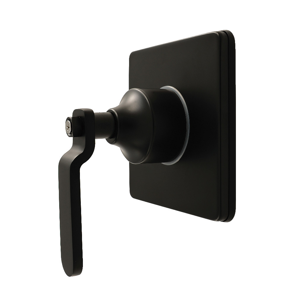 KS4040KL Whitaker Single-Handle Six-Way Diverter Valve with Square Trim Kit - Matte Black