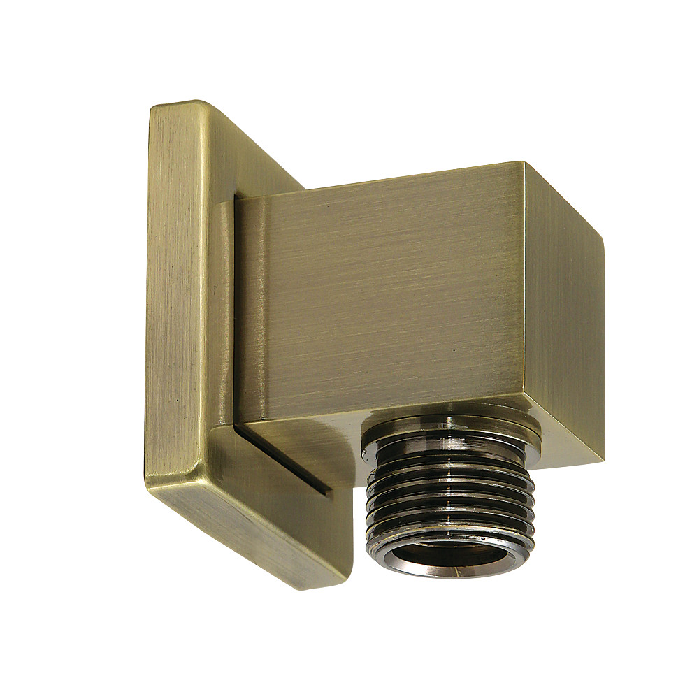 Claremont Wall Mount Supply Elbow - Antique Brass - 2.06in. Length - Solid Brass