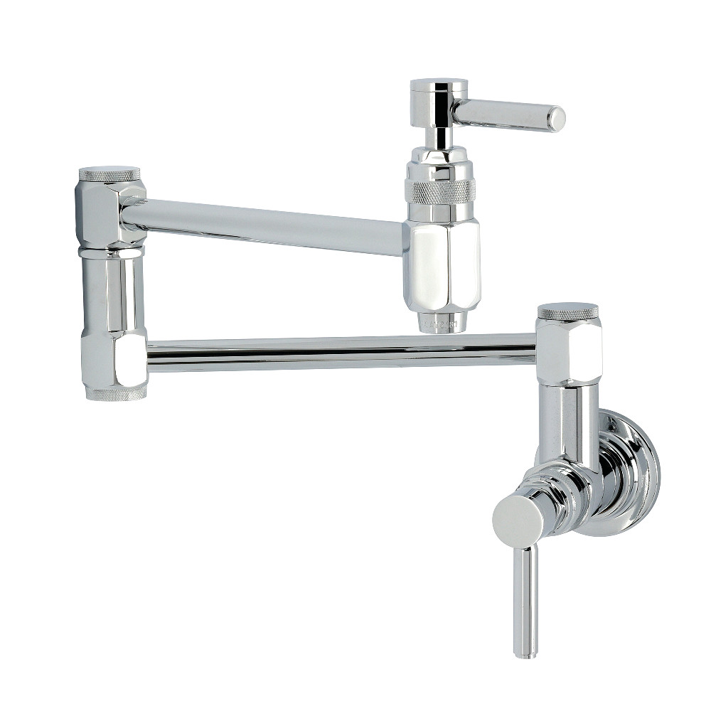 Picture of Kingston Brass KS5101DL Concord Wall Mount Pot Filler Faucet - Polished Chrome