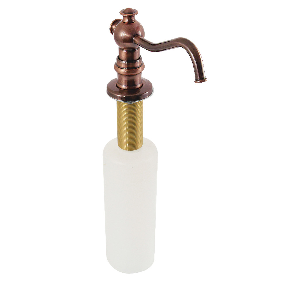 Vintage Victorian Soap Dispenser - Antique Copper - 12 oz - Durable Design