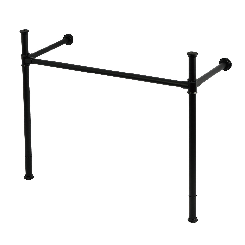 Stainless Steel Console Sink Legs - Matte Black - 41in. x 16in. x 36in. - Durable Design
