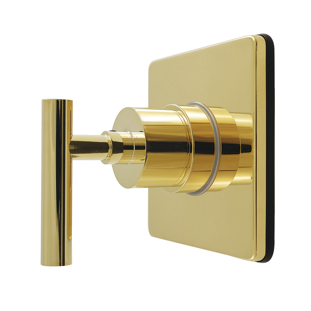 KS4042CML Manhattan Single-Handle Six-Way Diverter Valve with Square Trim Kit - Polished Brass