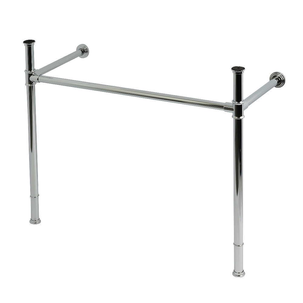 Stainless Steel Console Sink Legs - Polished Chrome - 41 x 16 x 36 in. - Durable Design