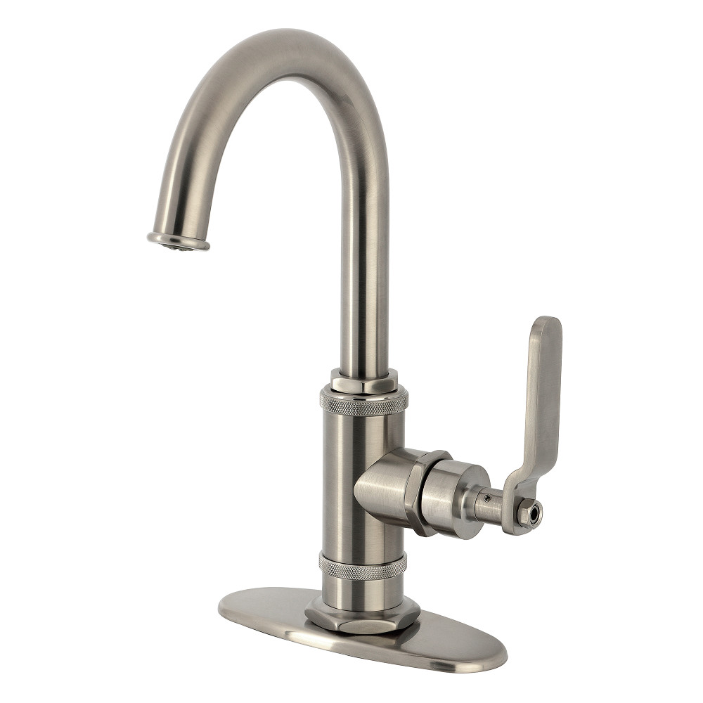 Picture of Kingston Brass KSD8508KL Whitaker Single-Handle Bar Faucet - Brushed Nickel