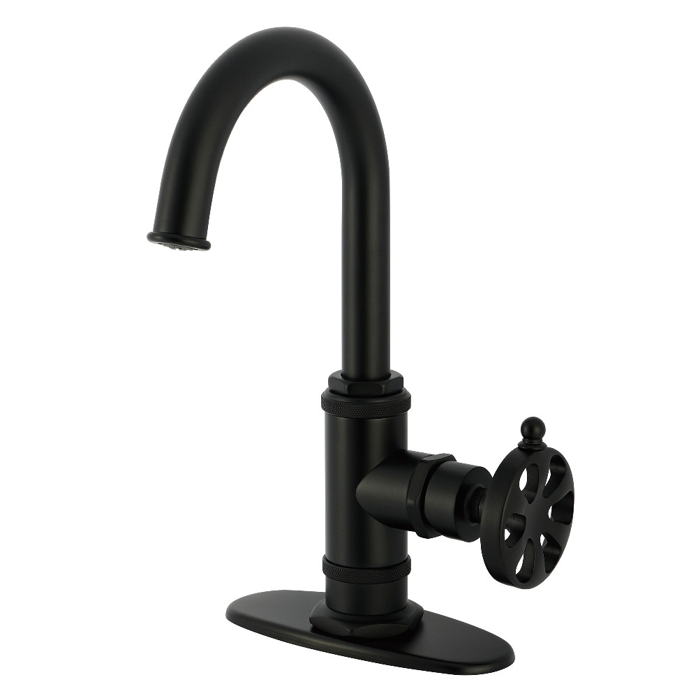 Picture of Kingston Brass KSD8500RX Belknap Single-Handle Bar Faucet - Matte Black