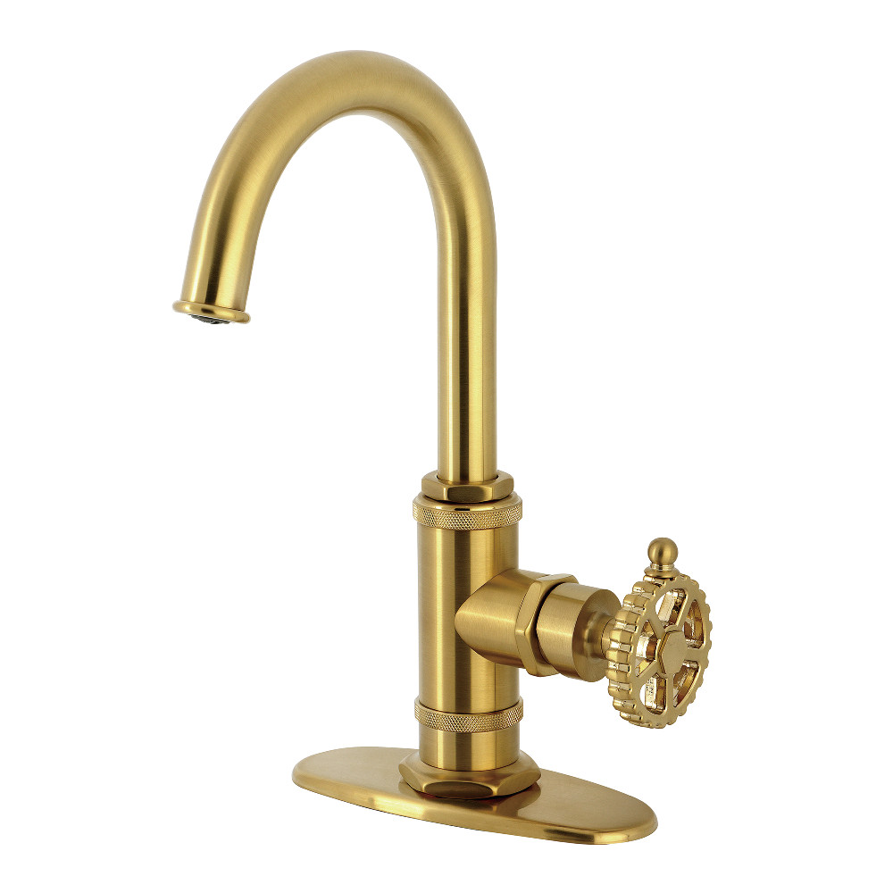 Picture of Kingston Brass KSD8507CG Fuller Single-Handle Bar Faucet - Brushed Brass