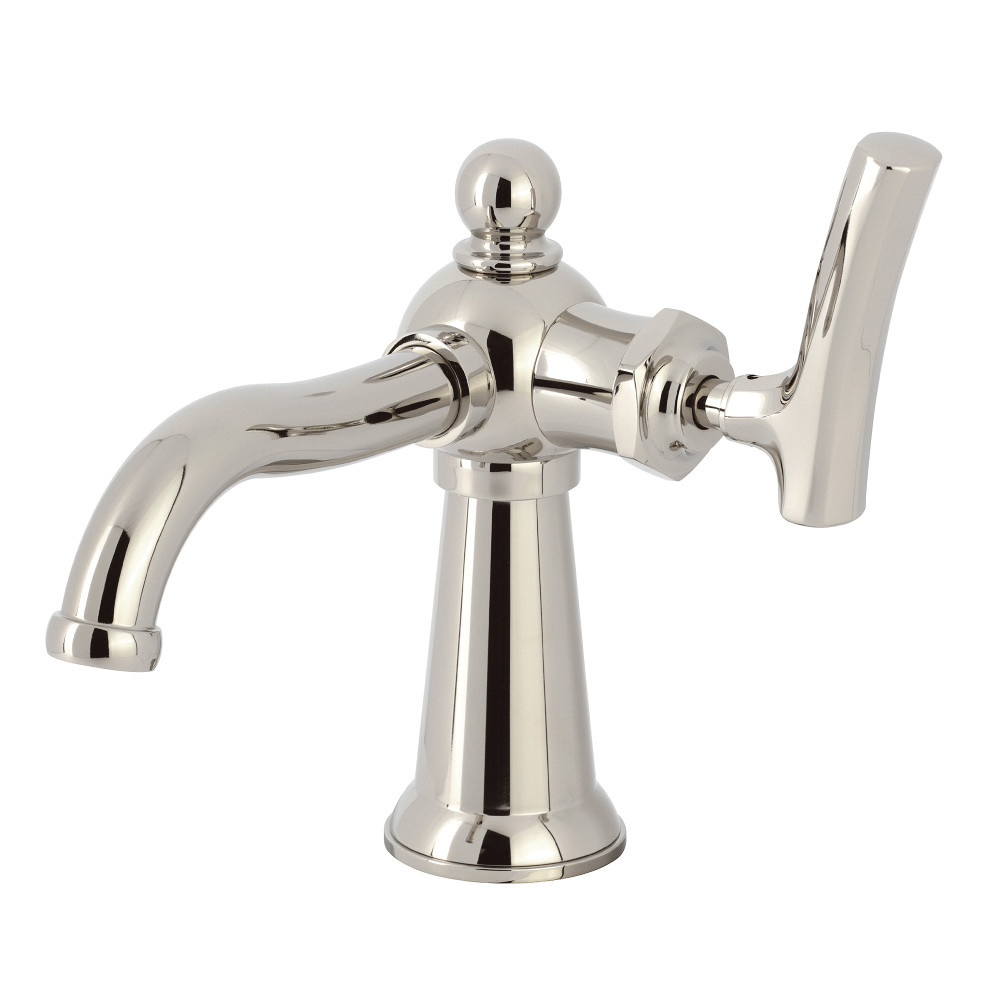 KS3546TKL Hallerbos One-Handle Single-Hole Bathroom Faucet with Push Pop-Up Drain - Polished Nickel