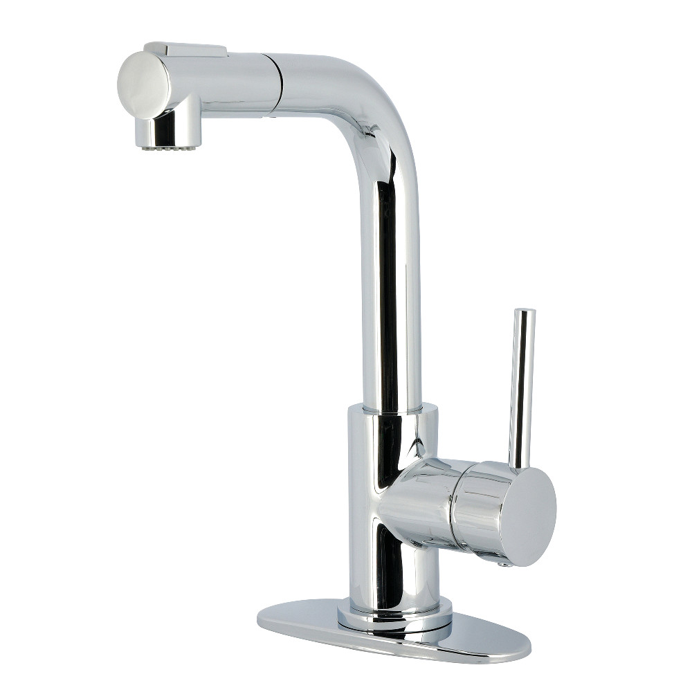 Picture of Kingston Brass LS2411DL Concord Single-Handle Pull-Out Bar Faucet - Polished Chrome