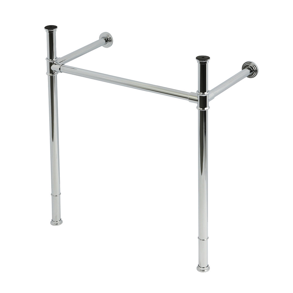 Stainless Steel Console Sink Legs - Polished Chrome - 28.5 x 14.75 x 36 in. - Durable Design