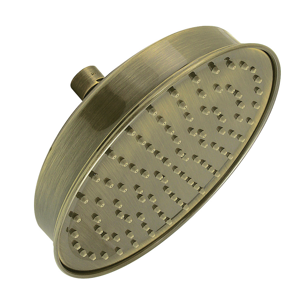 K324A3 Shower Scape 8 in. Round Raindrop Brass Shower Head - Antique Brass
