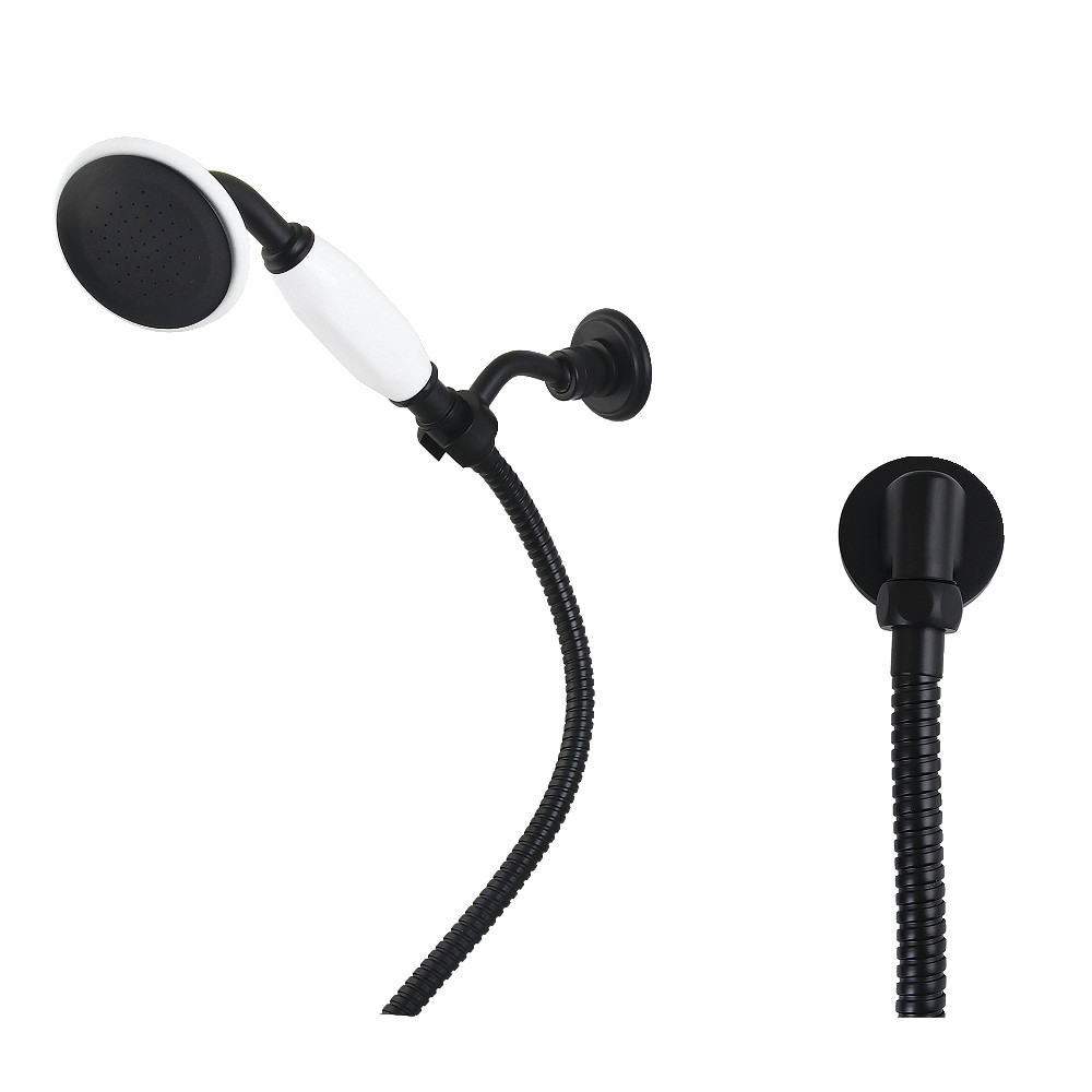 KX1060BE 7.87 in. Victorian Hand Shower Kit - Matte Black