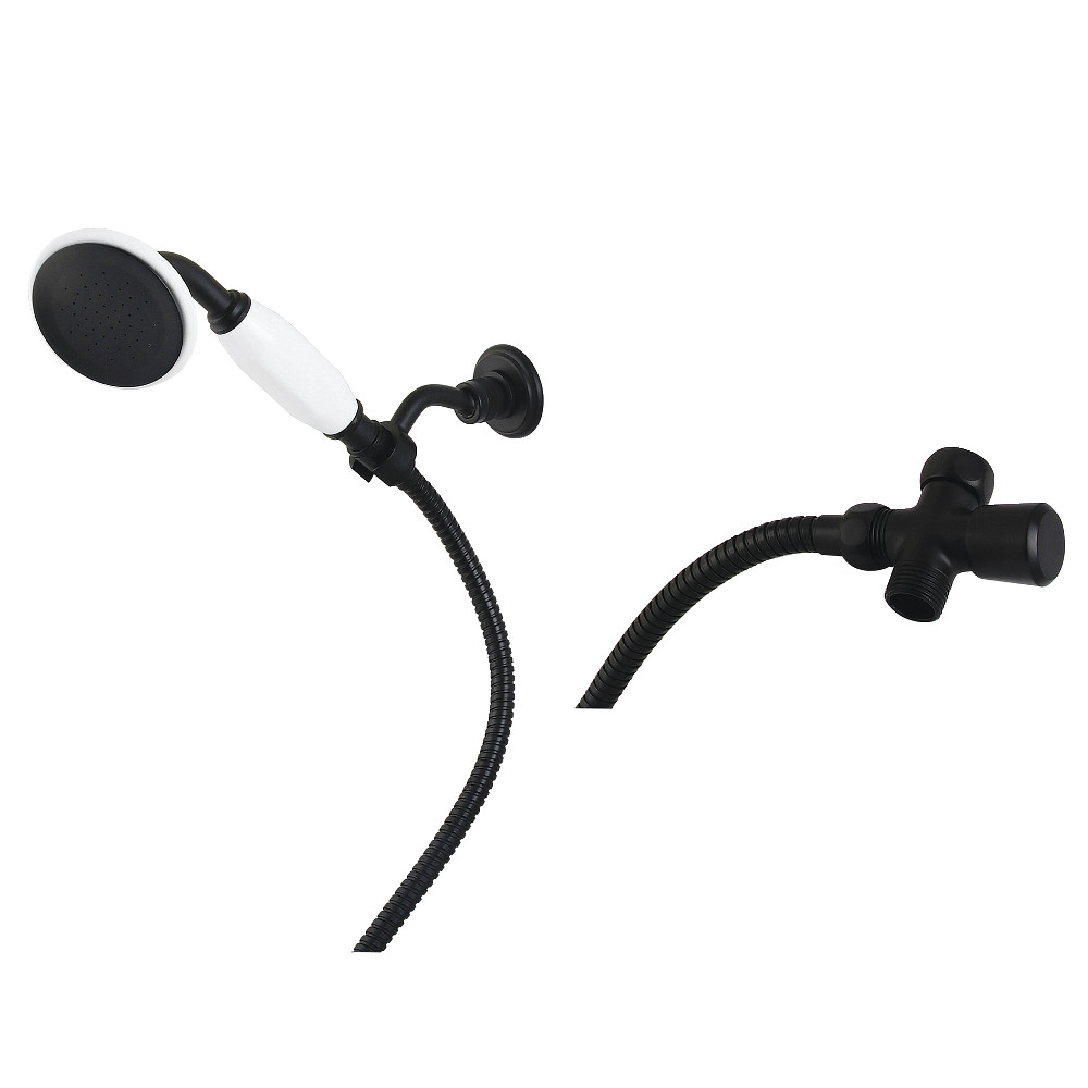 Victorian Hand Shower Kit - Matte Black - 59in. Hose - Durable Brass Construction