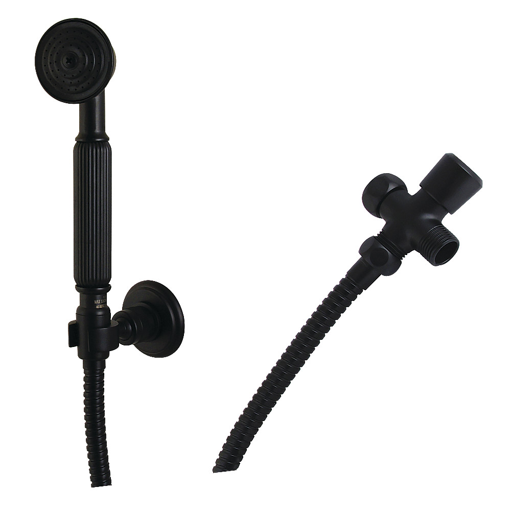 Vintage Hand Shower Kit - Matte Black - 7.5 x 2.06 x 3 in. - Durable Design