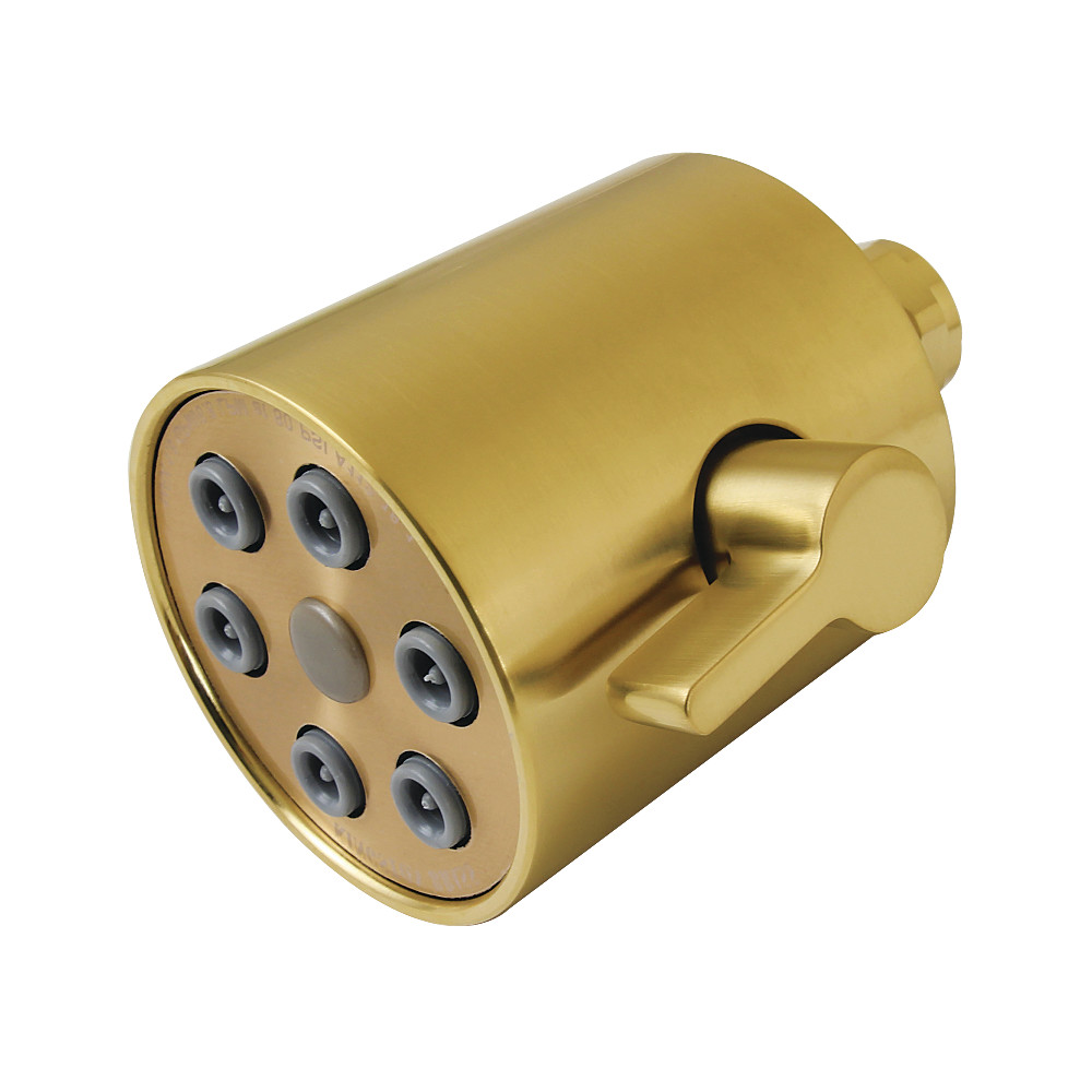 K238A7 Shower Scape 3 in. Round Jet Spray Brass Shower Head - Brushed Brass