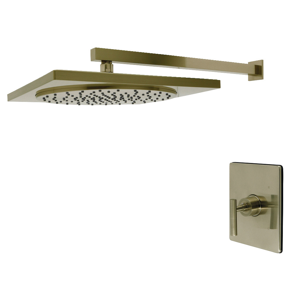KB8348CMLSO 11.43 x 15.93 x 7.5 in. Manhattan Single-Handle Pressure Balanced Shower Faucet - Brushed Nickel