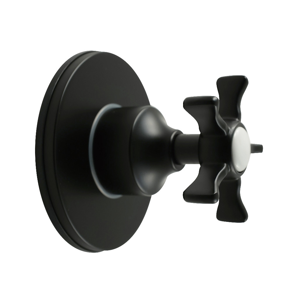 KS3030NX Hamilton Single-Handle Three-Way Diverter Valve with Round Trim Kit - Matte Black