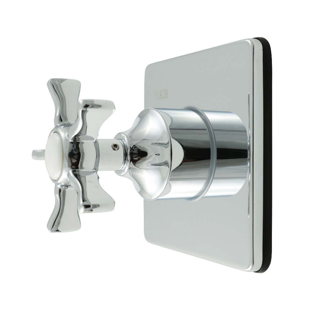 KS4041NX Hamilton Single-Handle Six-Way Diverter Valve with Square Trim Kit - Polished Chrome