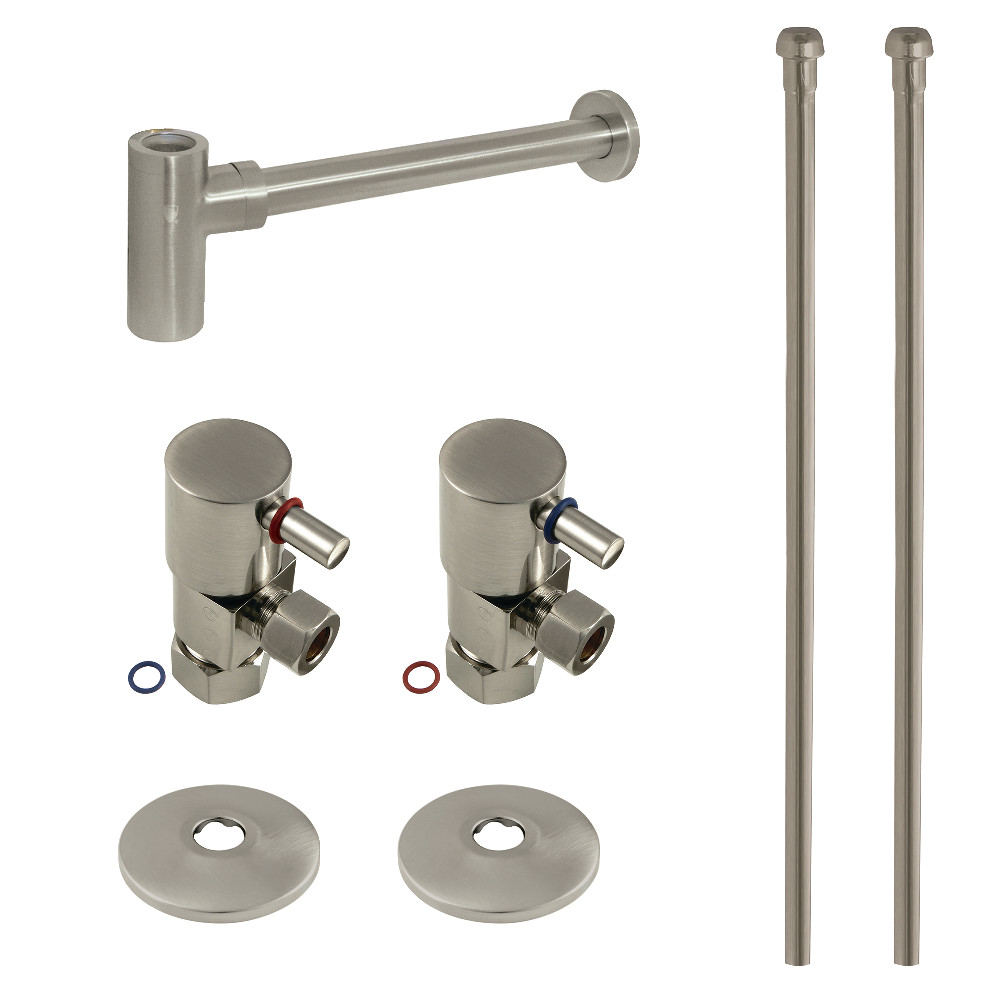 Trimscape Sink Plumbing Kit - Brushed Nickel - 30 in. - Modern Design