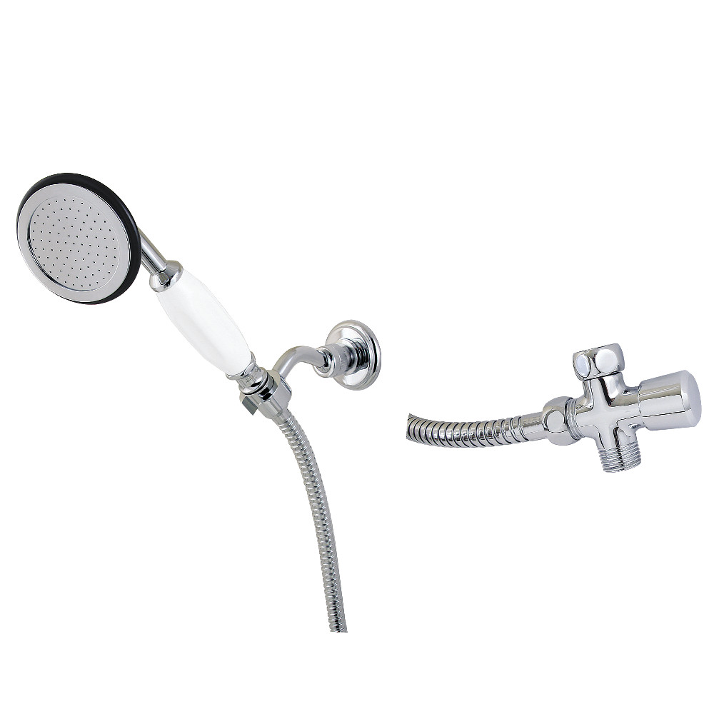 Vintage Hand Shower Kit - Polished Chrome - 59in. Hose - Durable Brass Construction