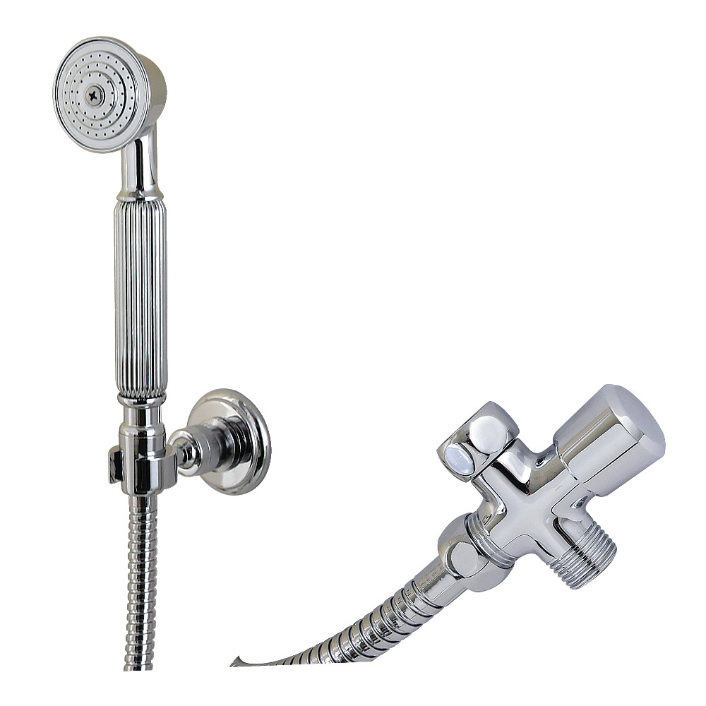 KX1071SD 7.5 x 2.06 x 3 in. Vintage Hand Shower Kit - Polished Chrome
