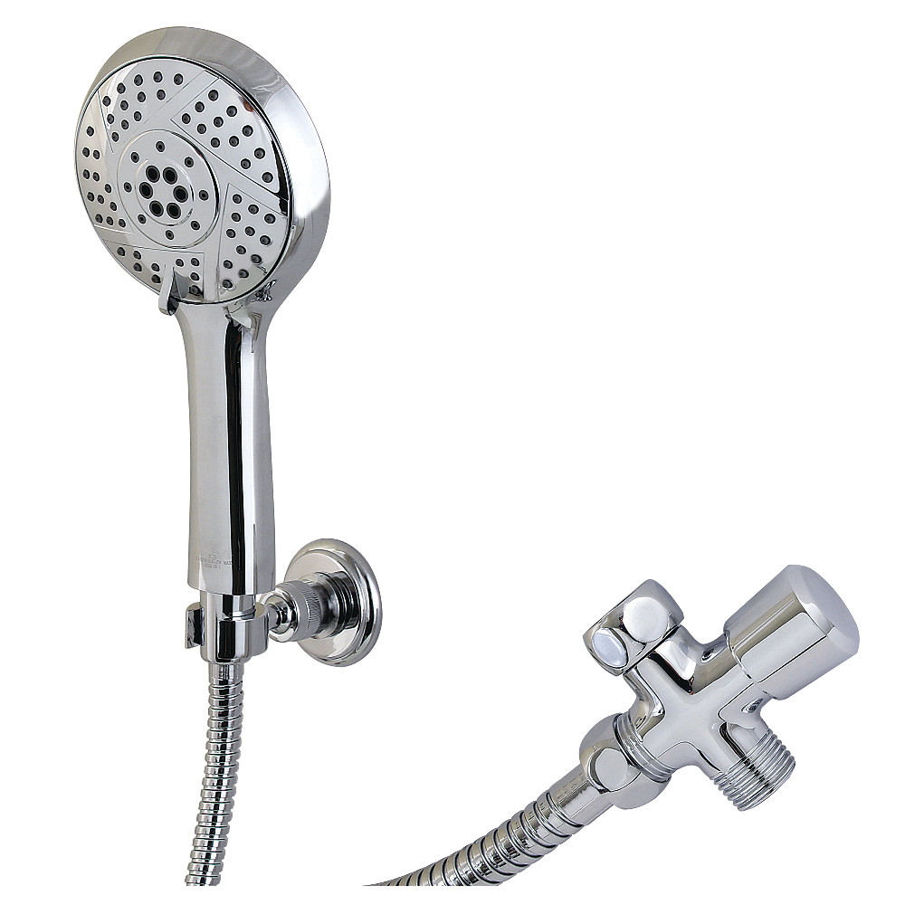 KX1541SD 8.62 x 4.43 x 3 in. Vil Bosch Multi-Function Hand Shower Kit - Polished Chrome