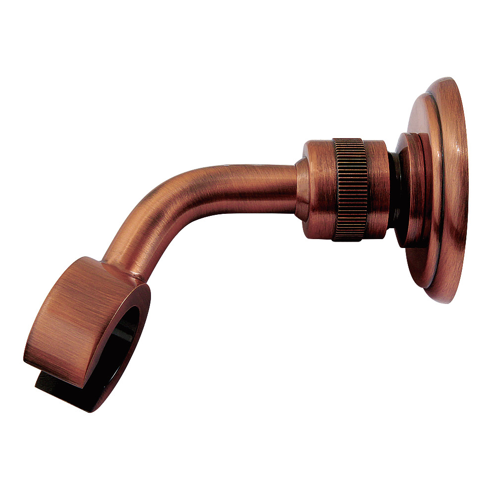 Heritage Hand Shower Wall Mount Bracket - Antique Copper - 3.75in. Projection - Durable Brass