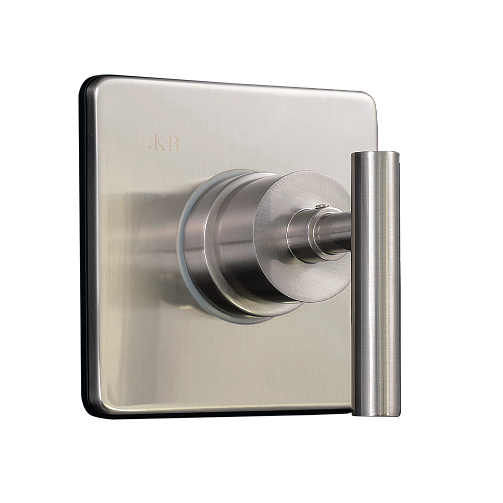KS3048CML Manhattan Single-Handle Three-Way Diverter Valve with Square Trim Kit - Brushed Nickel