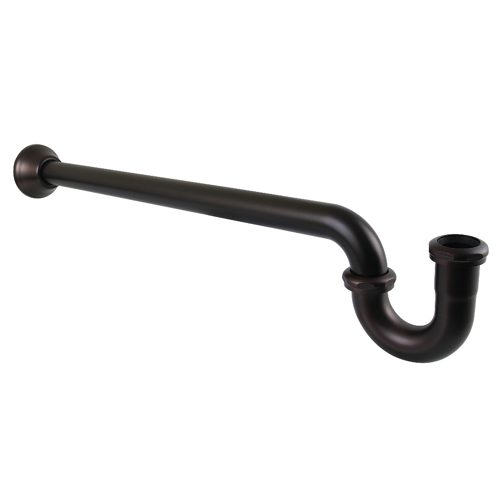 Decorative P-Trap - Oil Rubbed Bronze - 24 in. Length - Durable Brass
