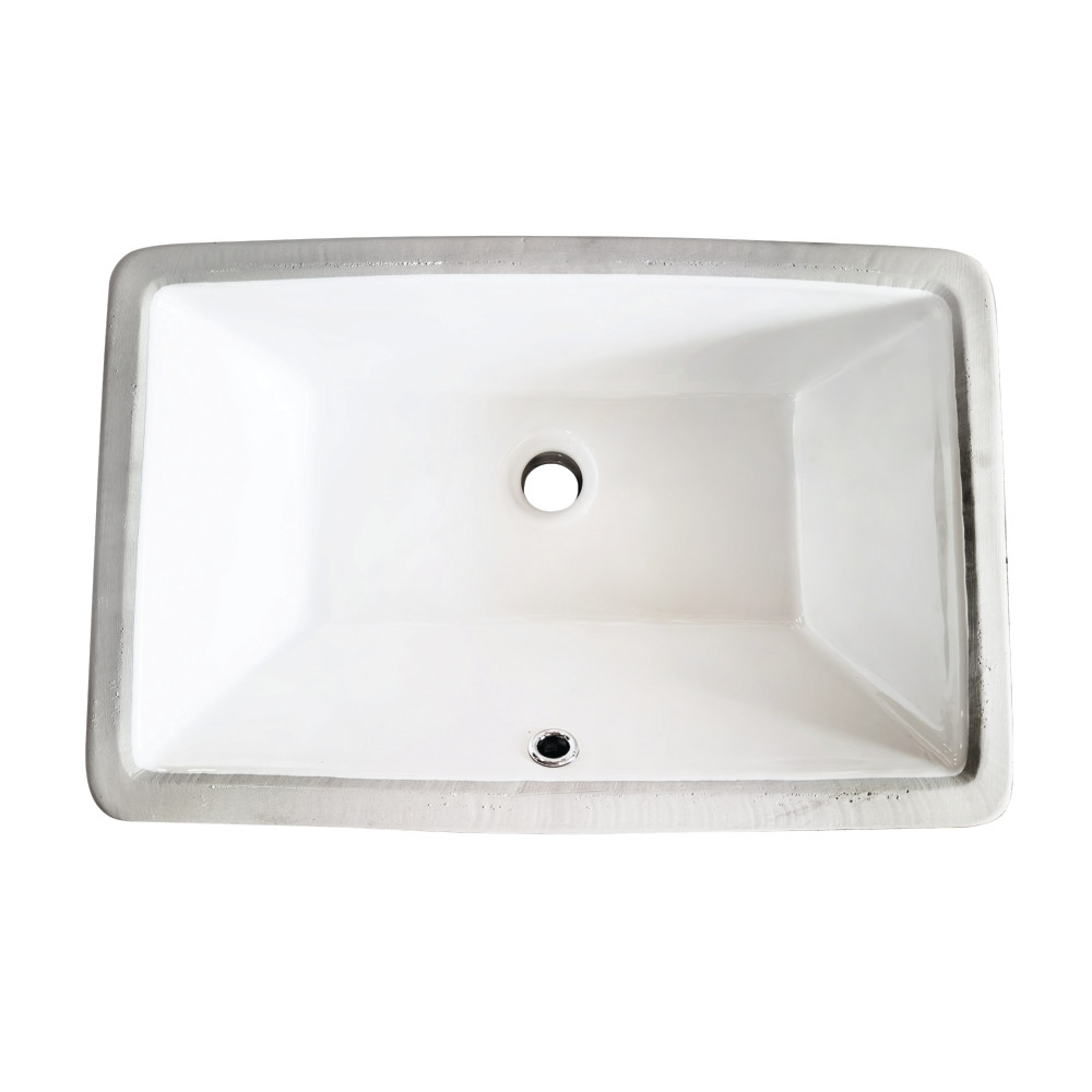 LB21147 Chancellery 21 in. Ceramic Rectangular Undermount Bathroom Sink - White