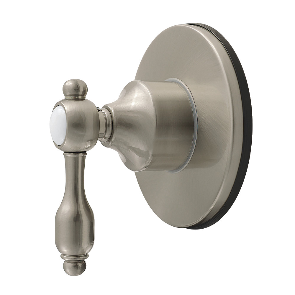KS4038TAL Tudor Single-Handle Six-Way Diverter Valve with Round Trim Kit - Brushed Nickel