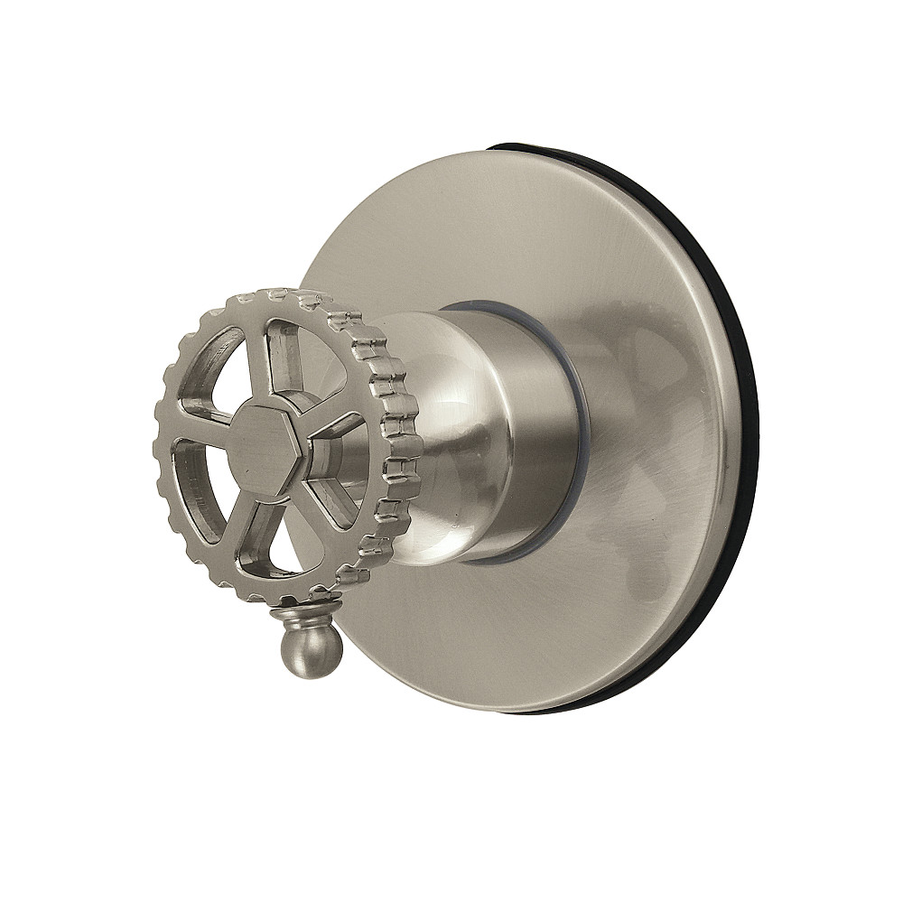 KS4038CG Fuller Single-Handle Six-Way Diverter Valve with Round Trim Kit - Brushed Nickel