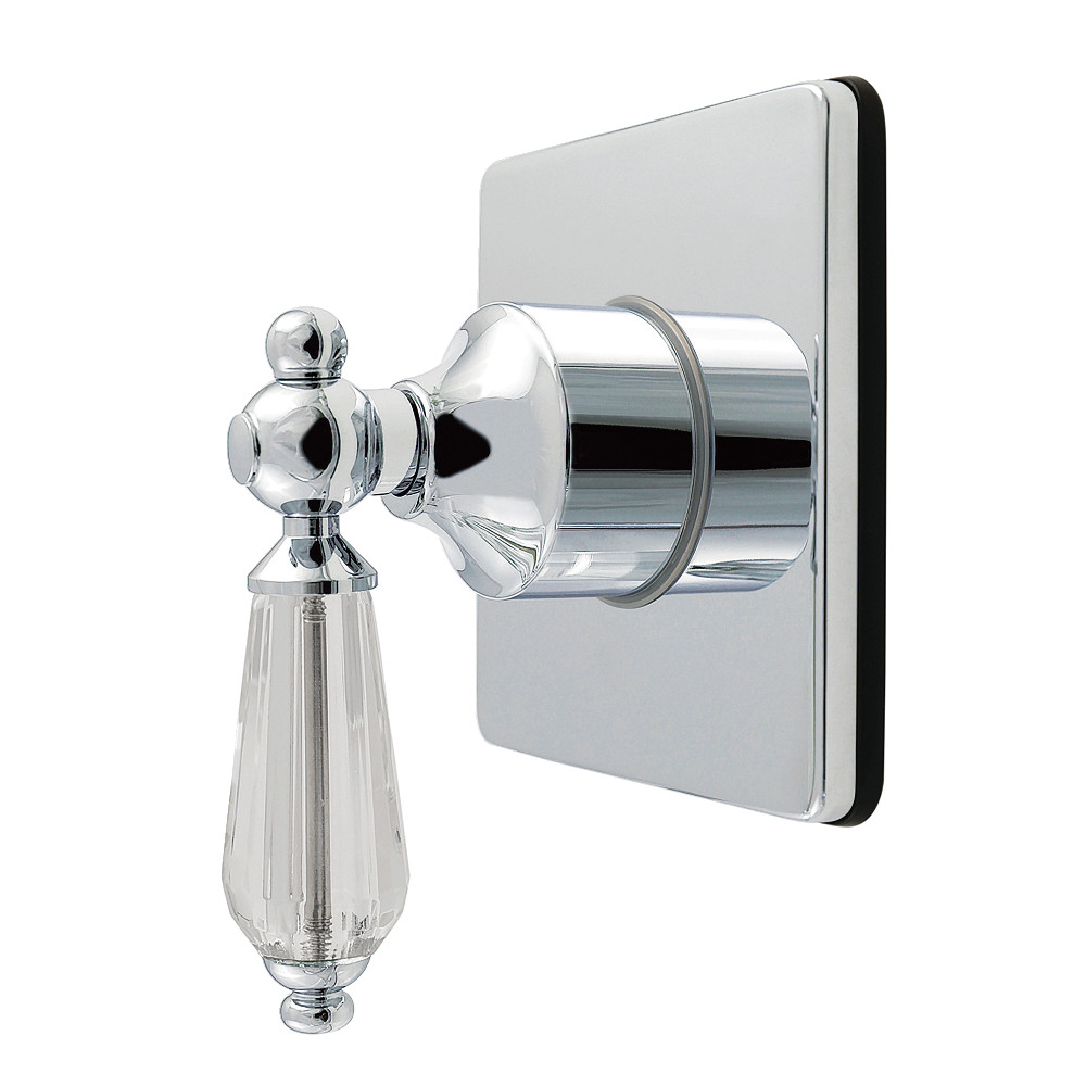 KS4041WLL Willshire Single-Handle Six-Way Diverter Valve with Square Trim Kit - Polished Chrome