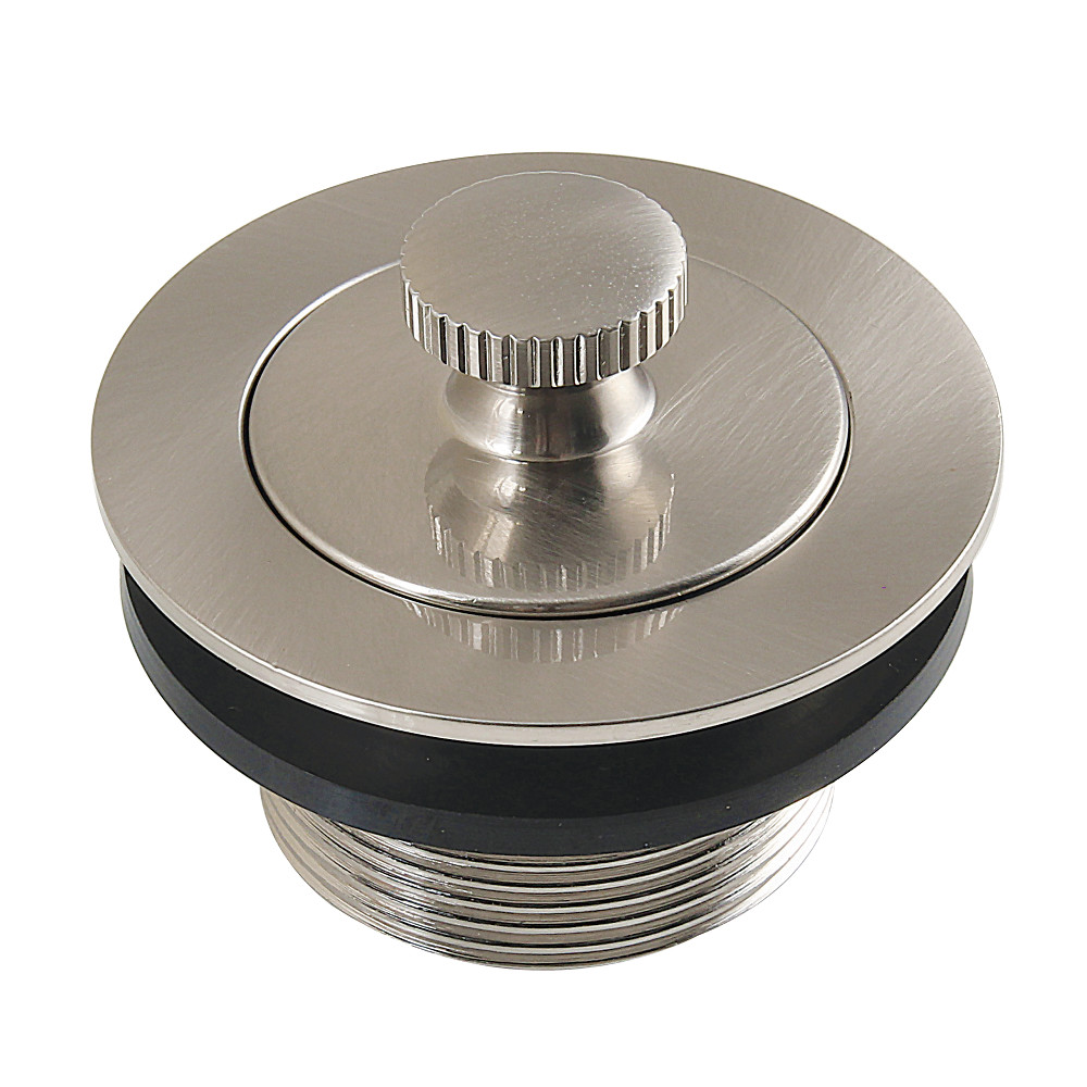 DLT2088 1.5 in. Brass Lift & Lock Bathtub Drain - Brushed Nickel