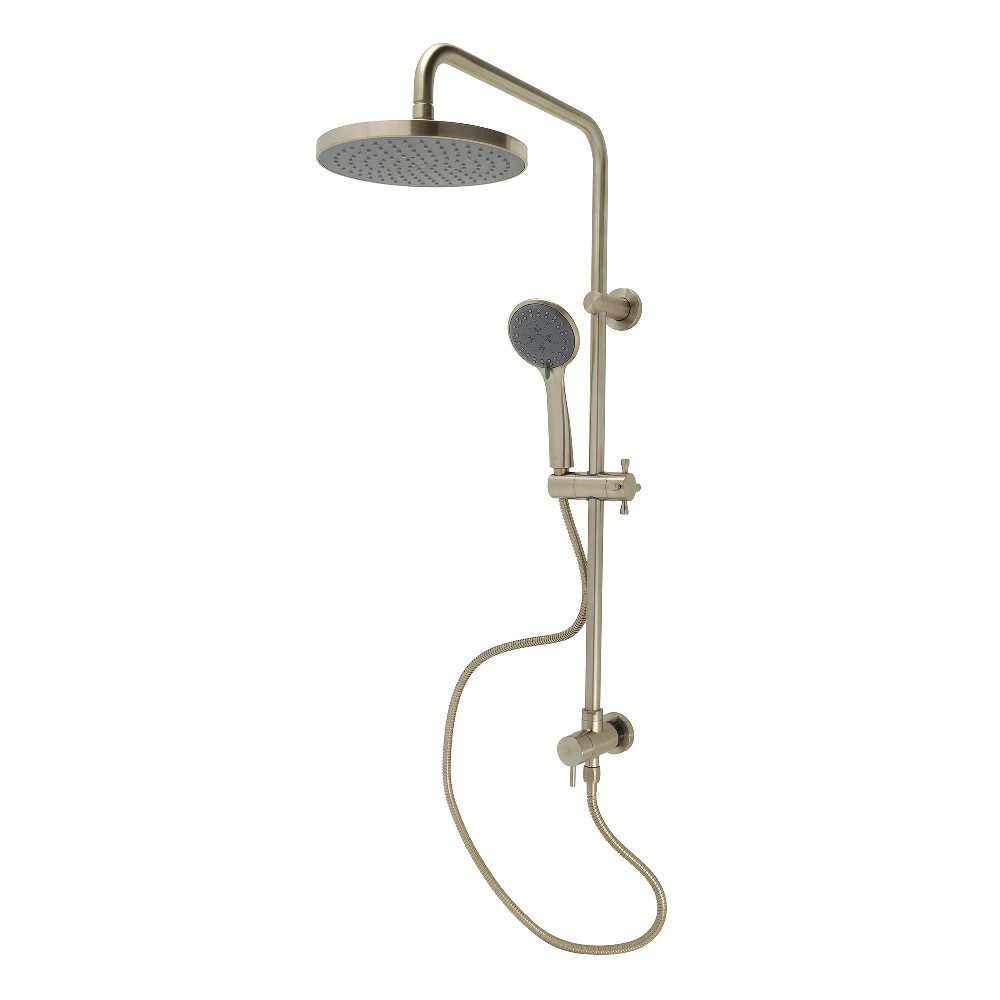 KSG2398D Concord Wall Mount Rain Drop Shower System with Hand Shower - Brushed Nickel
