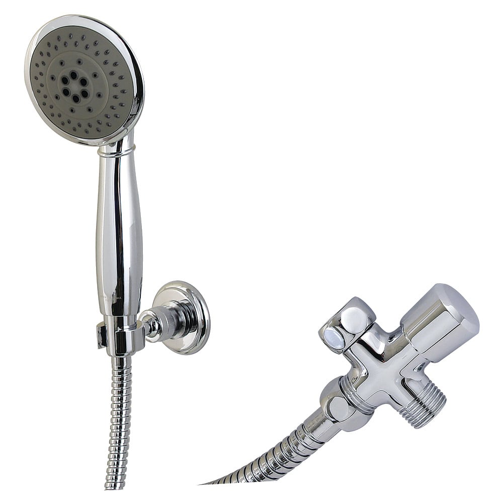 KX2521SD 7.87 x 3.43 x 3 in. Shower Scape Multi-Function Hand Shower Kit, Polished Chrome