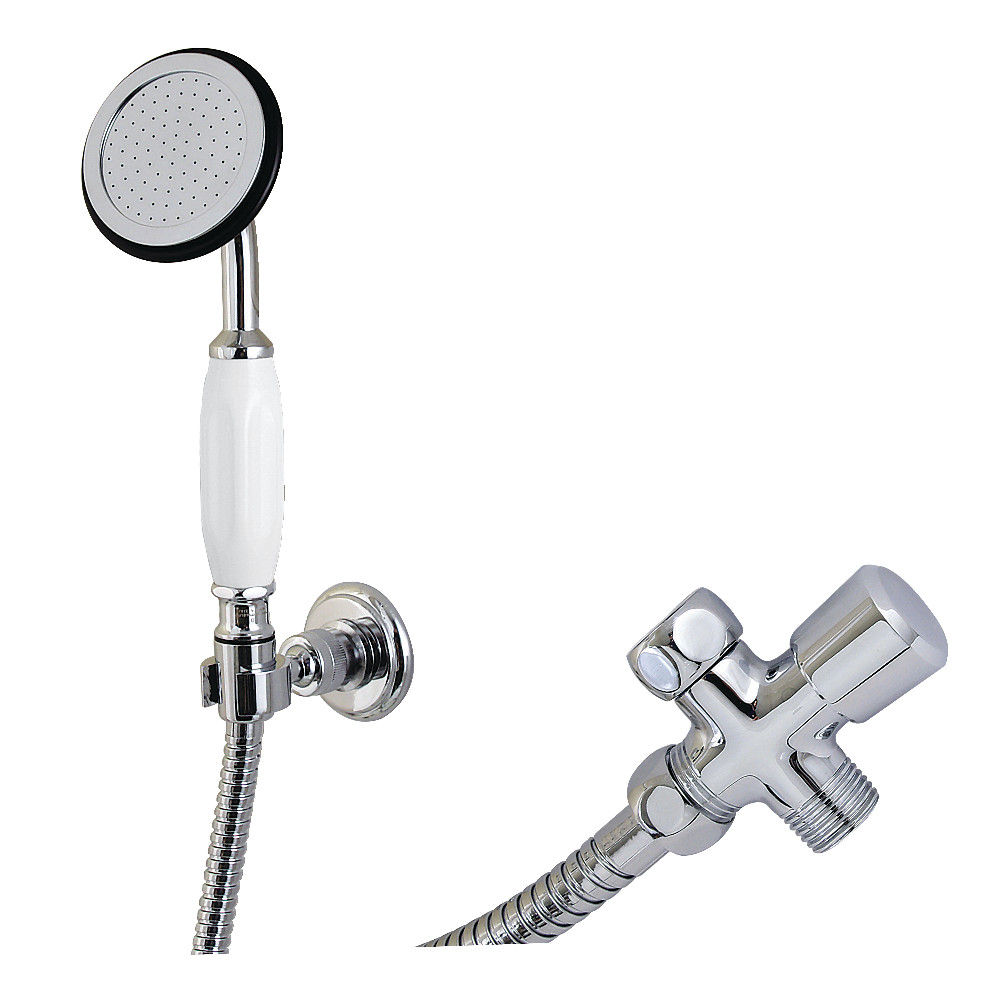 KX10201SD 8.43 x 3.06 x 3 in. Vintage Hand Shower Kit - Polished Chrome