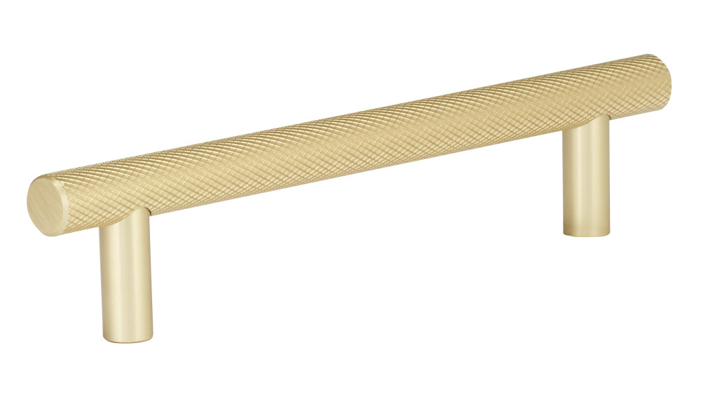 RBP30601BB Confluence Cabinet Knurled Pull for Kitchen, 128 mm - Brushed Brass