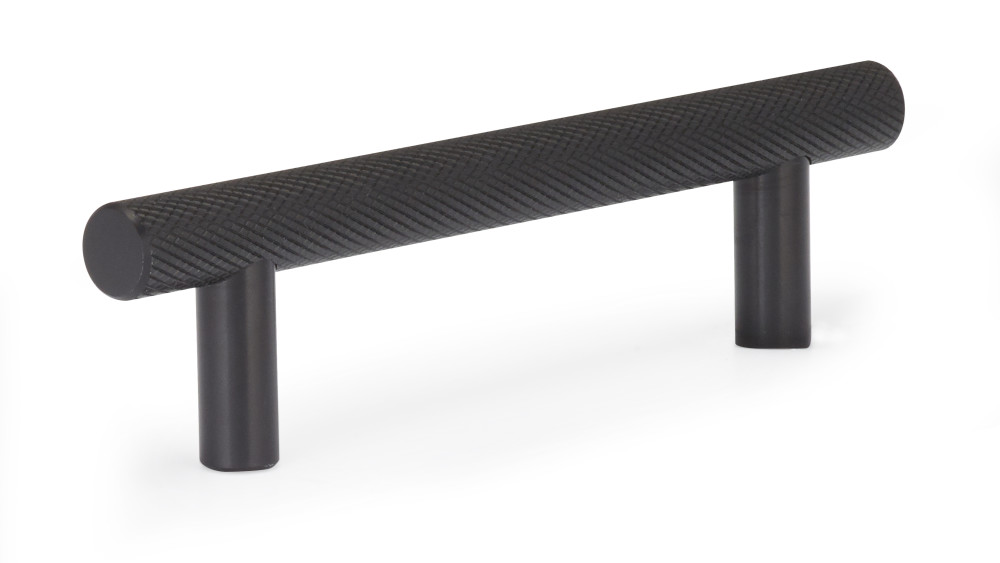 RBP30609MB Confluence Cabinet Knurled Pull for Bathroom, 96 mm - Matte Black