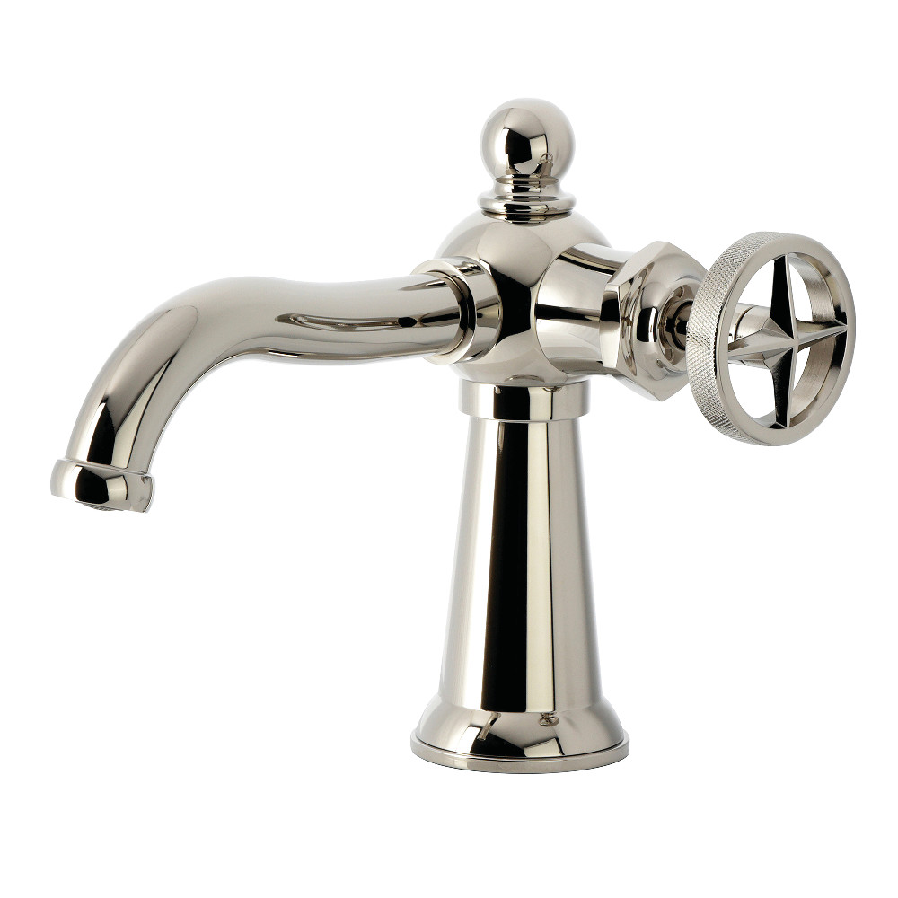 KS3546RNX Ostro One-Handle Single-Hole Bathroom Faucet with Push Pop-Up Drain - Polished Nickel