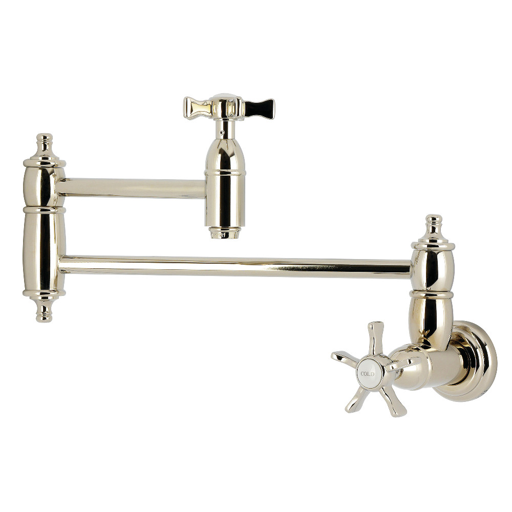 Picture of Kingston Brass KS3106NX Hamilton Wall Mount Pot Filler Faucet - Polished Nickel