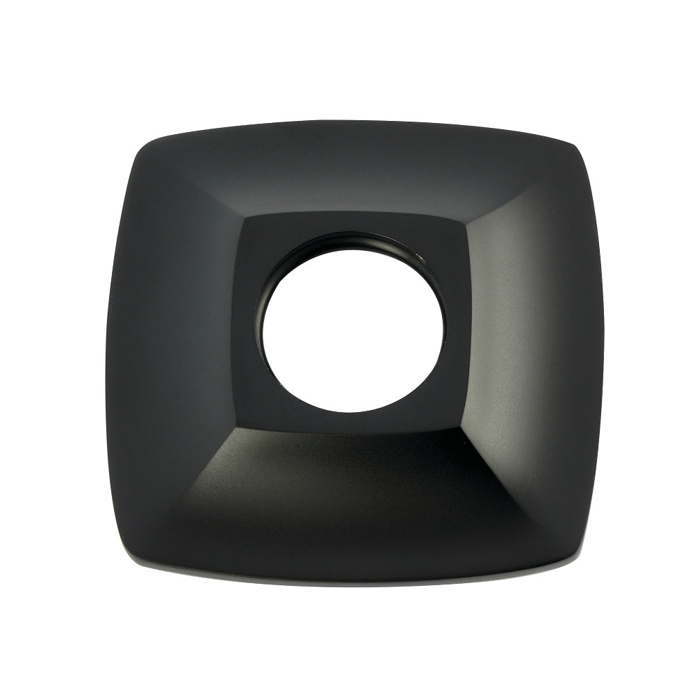 K110F0SQ Gehry Rounded Square Shower Arm Flange - Matte Black